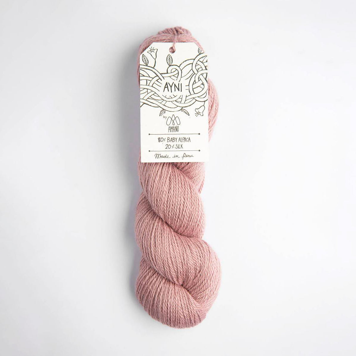Echeveau de Ayni de Amano Yarns coloris 5015 Rosehip