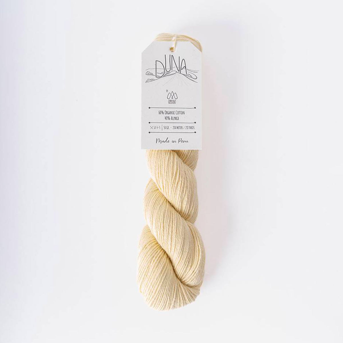 Echeveau de Duna de Amano Yarns coloris 2618 Sunwash Dune