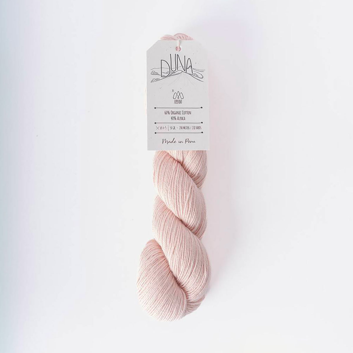 Echeveau de Duna de Amano Yarns coloris 2619 Sandlight