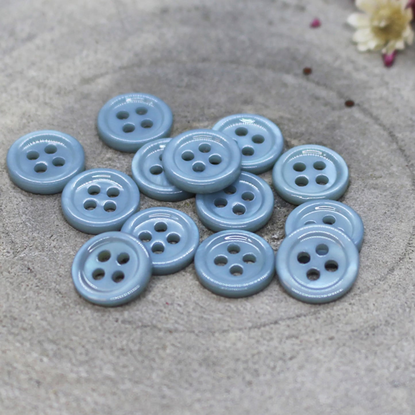 Boutons Bliss d'Atelier Brunette, coloris Storm