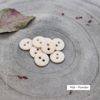 Boutons Classic Matte d'Atelier Brunette coloris Powder