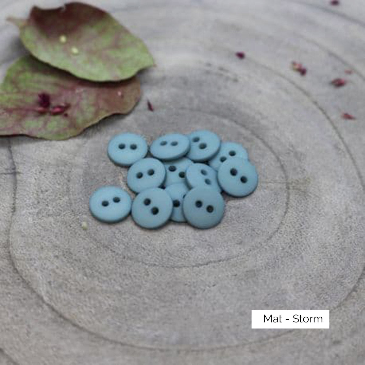 Boutons Classic Matte d'Atelier Brunette coloris Storm