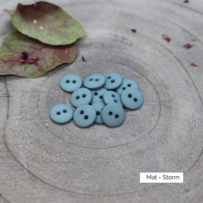 Boutons Classic Matte d'Atelier Brunette coloris Storm