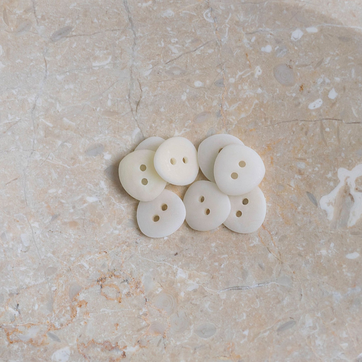 Boutons Jaipur d'Atelier Brunette coloris Off White