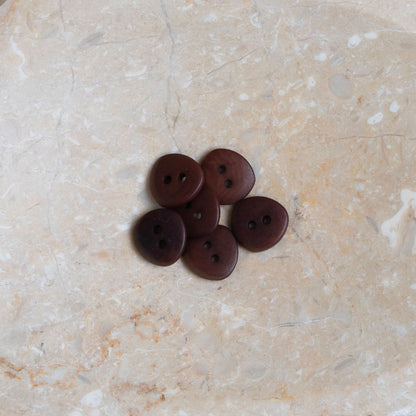 Boutons Jaipur d'Atelier Brunette coloris Rust / Cripsy Brownie