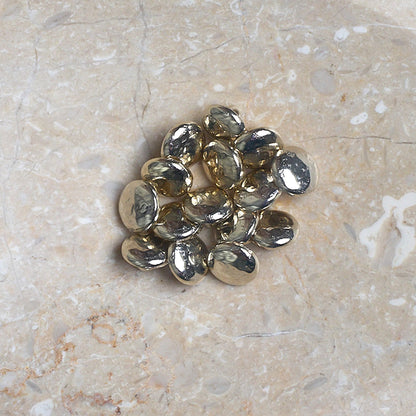 Boutons Moon d'Atelier Brunette coloris Doré