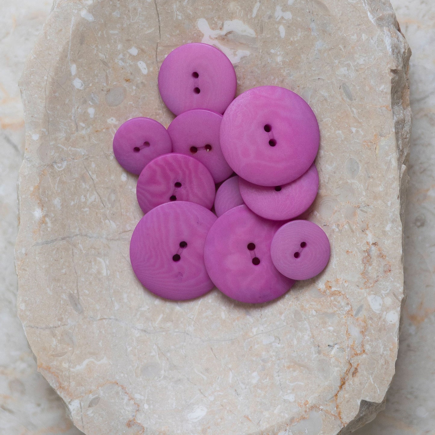 Boutons Palm d'Atelier Brunette coloris Bubblegum