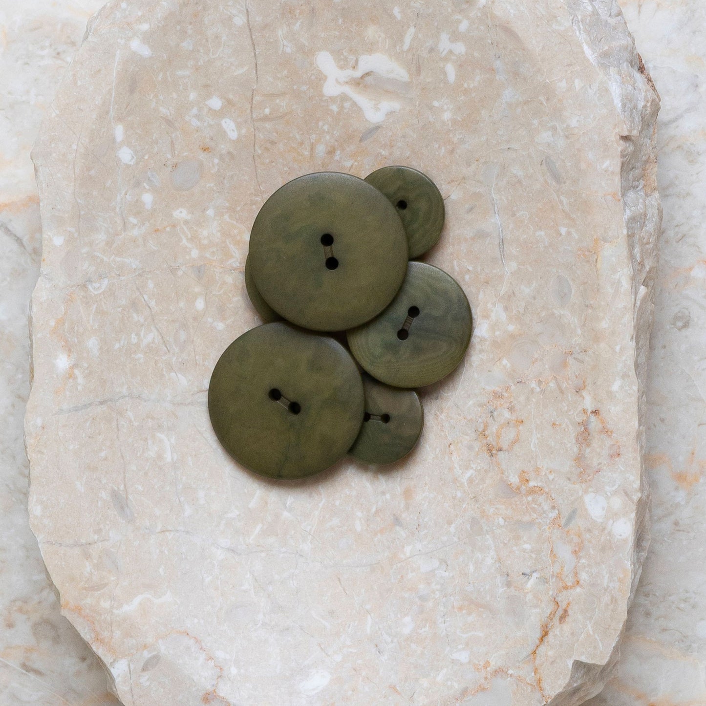 Boutons Palm d'Atelier Brunette coloris Ivy Green