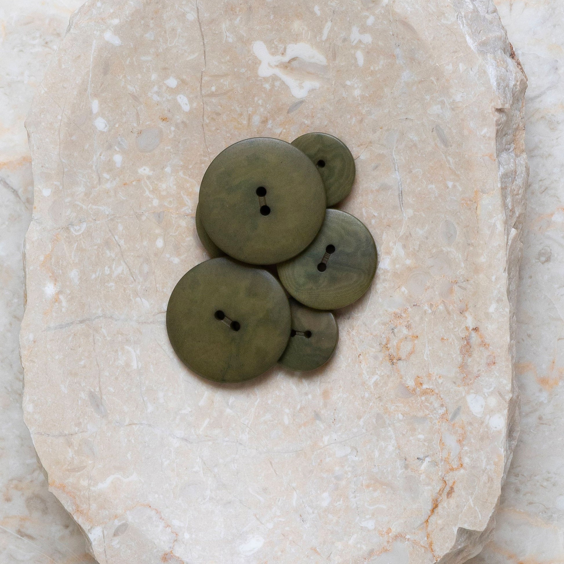 Boutons Palm d'Atelier Brunette coloris Ivy Green