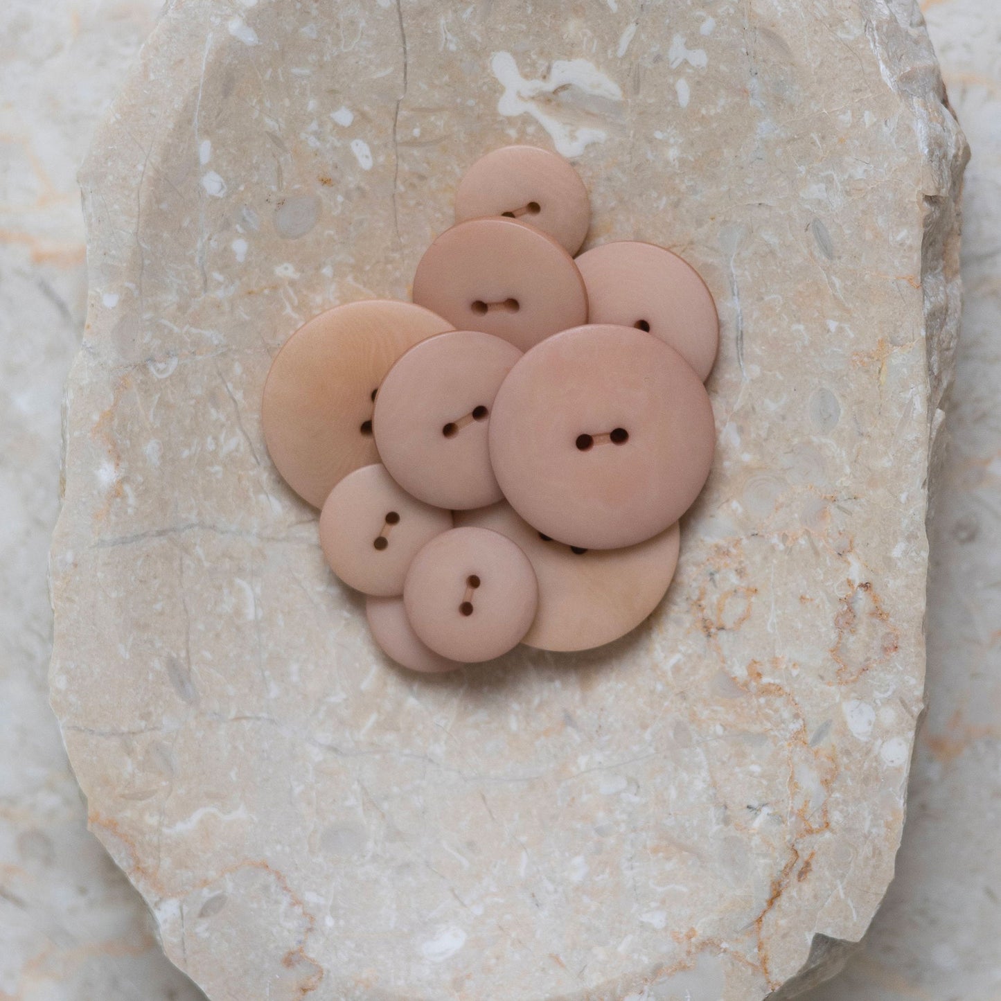 Boutons Palm d'Atelier Brunette coloris Maple / Sandy Sand