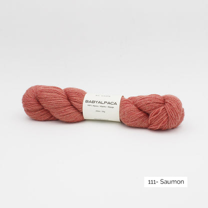 Echeveau de Baby Alpaca de BC Garn coloris 111 Saumon