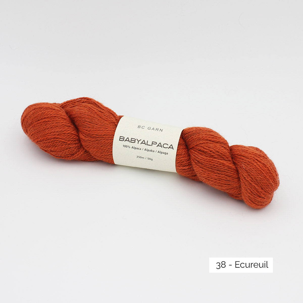 Echeveau de Baby Alpaca de BC Garn, coloris 38 Ecureuil