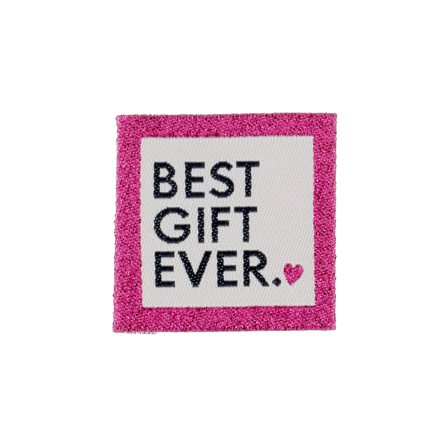 Etiquette à coudre de Bohin, modèle Best Gift Ever