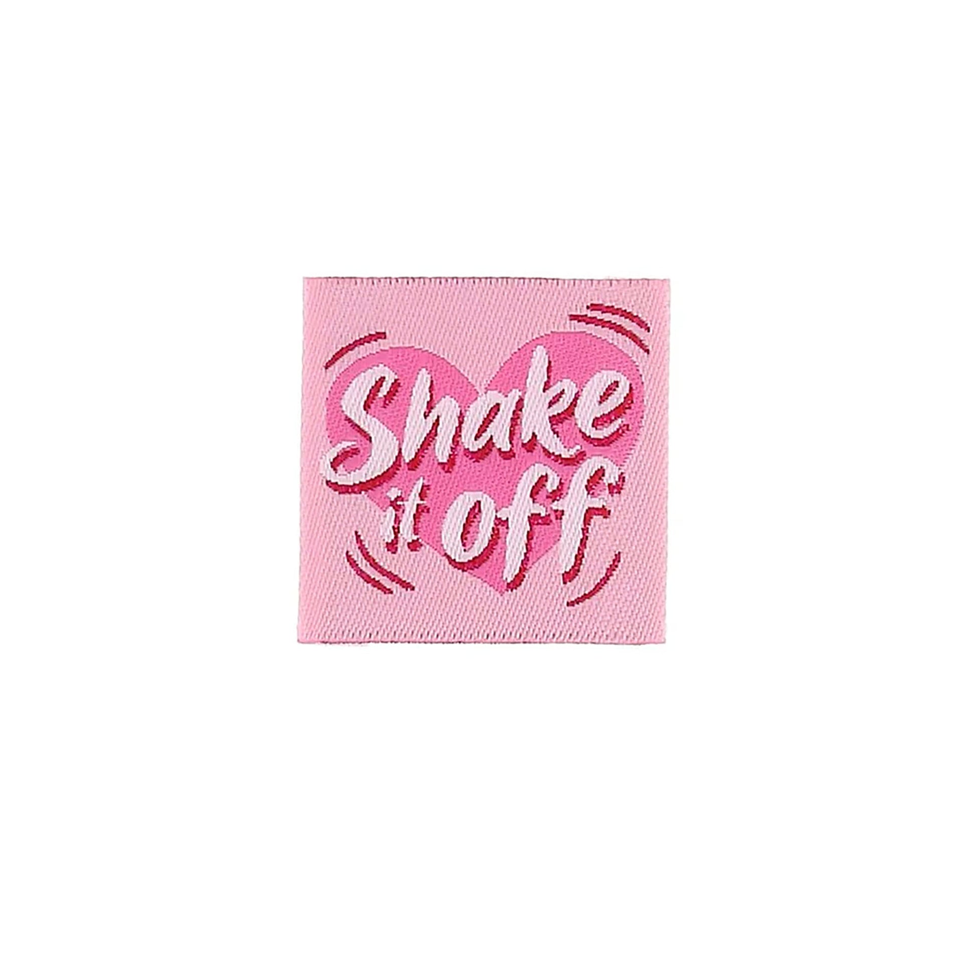Etiquette à coudre de Bohin, modèle Shake It Off