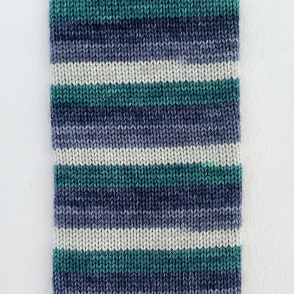 Laine à chaussettes autorayante Fingering 85/15 Le Bruit des Aiguilles coloris Happiness Only Real When Shared