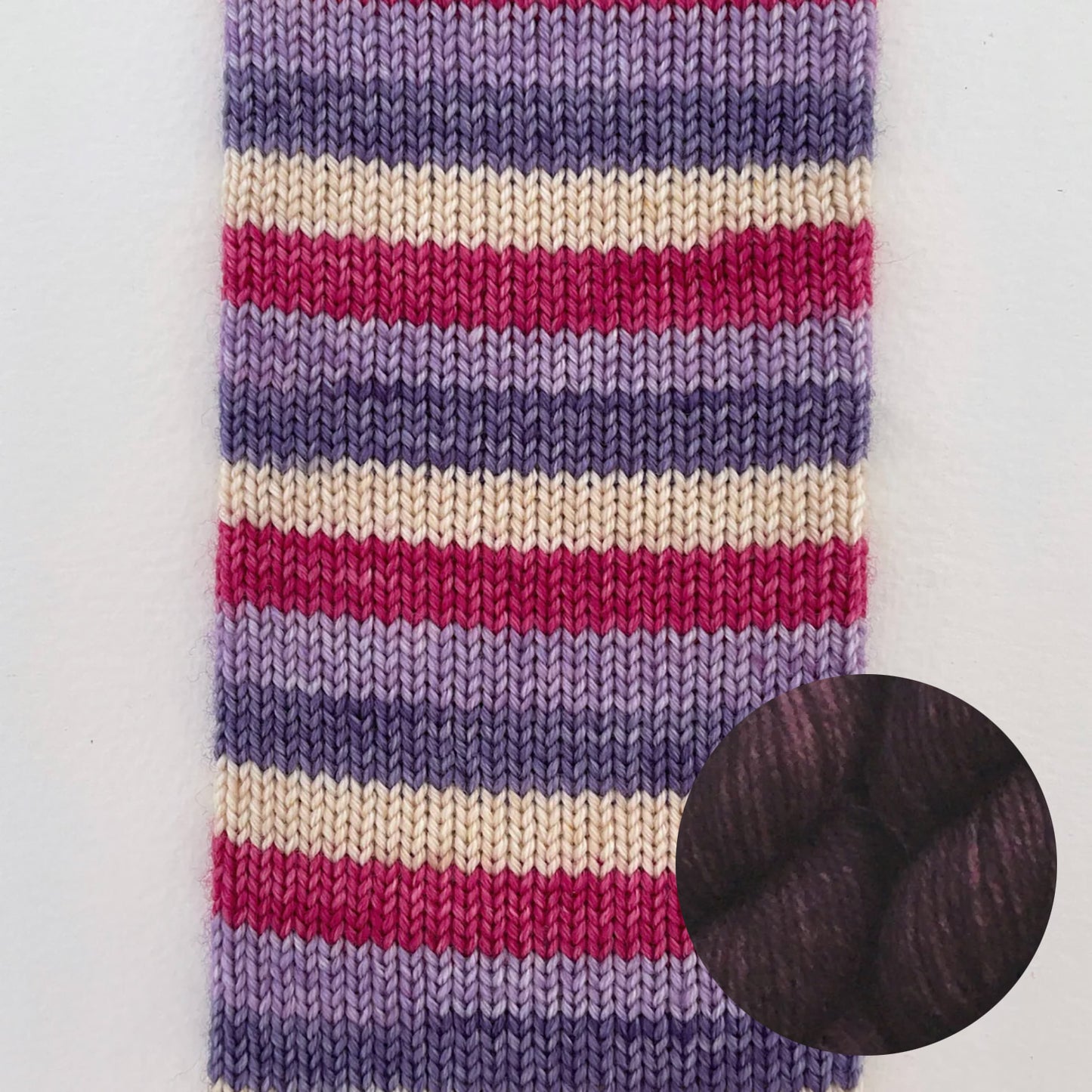 Kit de laine à chaussettes Le Bruit des Aiguilles, coloris Joi / mini Violet