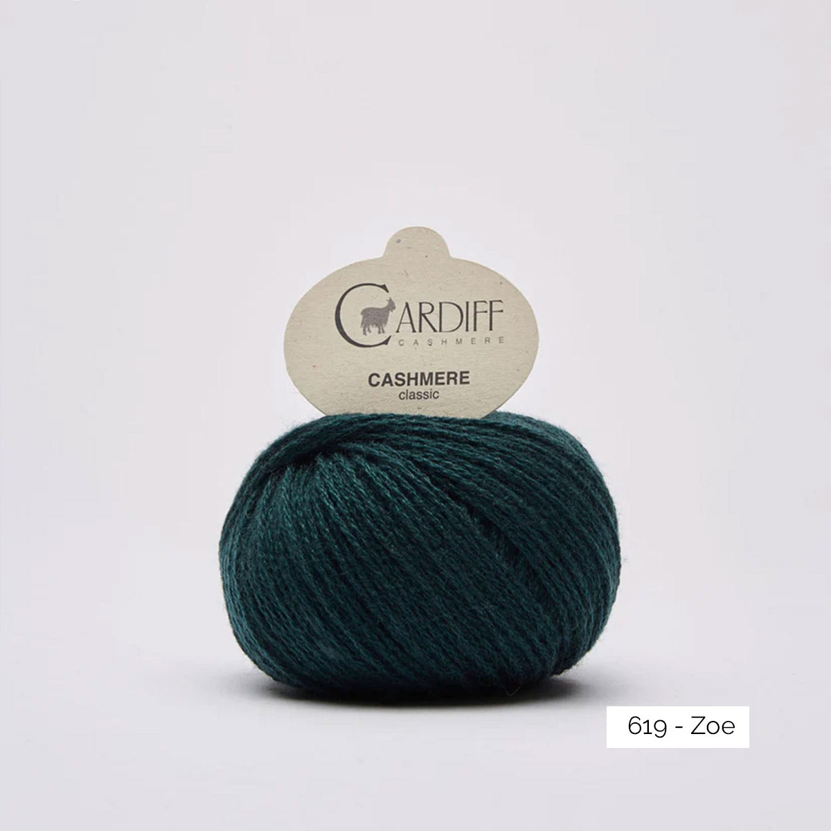 Pelote de cachemire Classic de Cardiff Cashmere coloris 619 Zoe