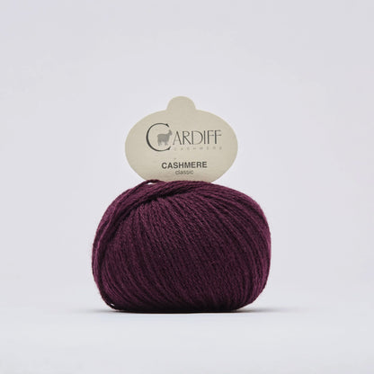 Pelote de Classic de Cardiff Cashmere coloris 741 Shiraz