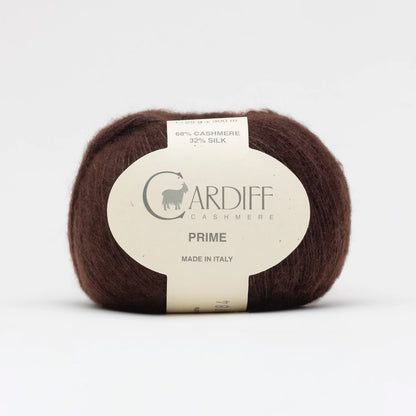 Pelote de Prime de Cardiff Cashmere, coloris 186 Cacao