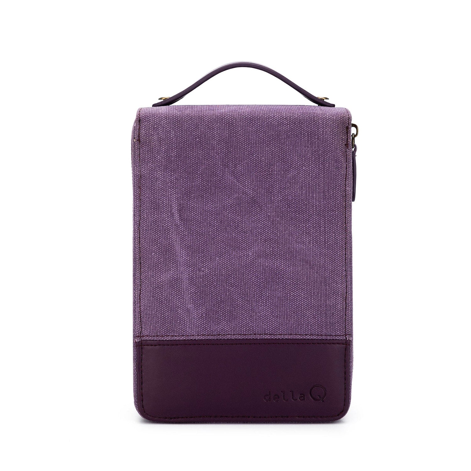 Pochette à aiguilles circulaires fixes de DellaQ coloris Plum