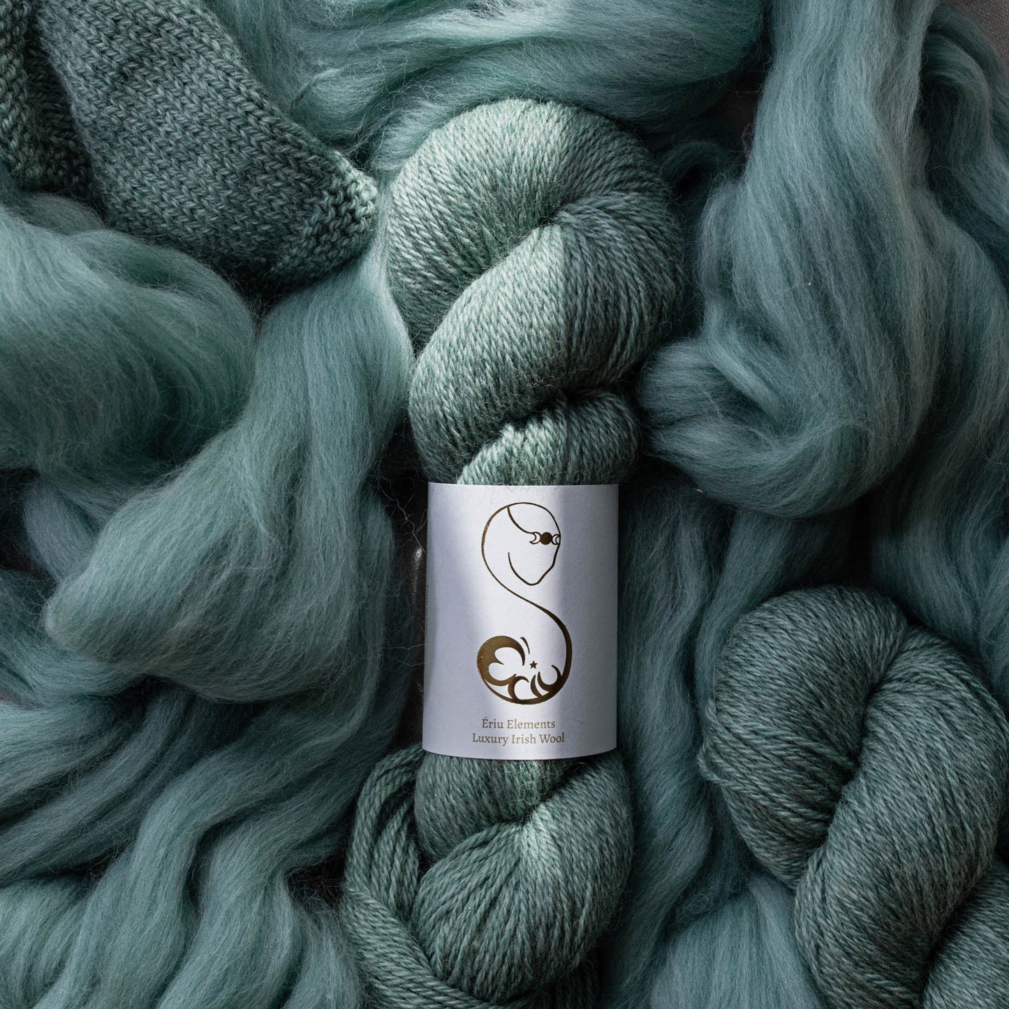 Echeveau de Elements Luxury Irish Wool DK d'Eriu coloris 1056 Elven