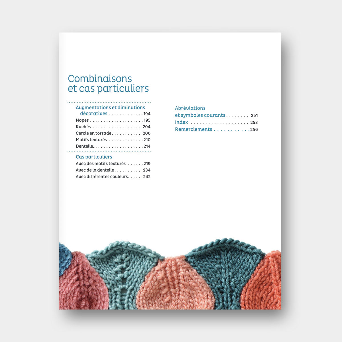 Augmentations et Diminutions au Tricot - Judith Durant