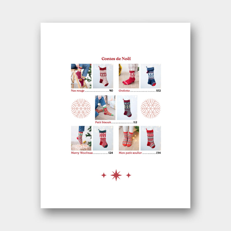 Chaussettes de Noël à Tricoter - Morgane Mazevet