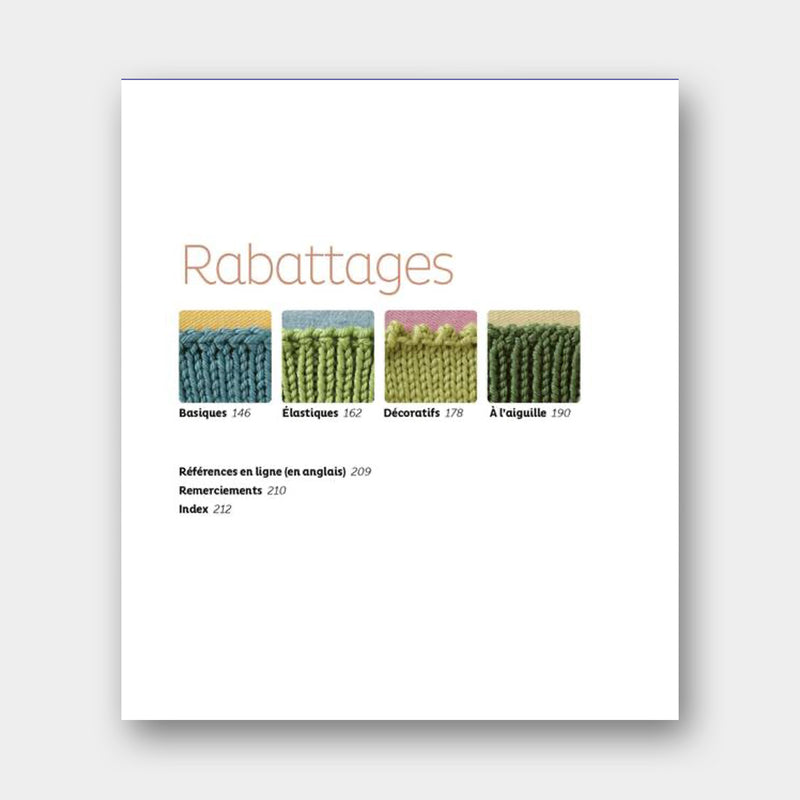 Montage et Rabattage au Tricot - Leslie Ann Bestor