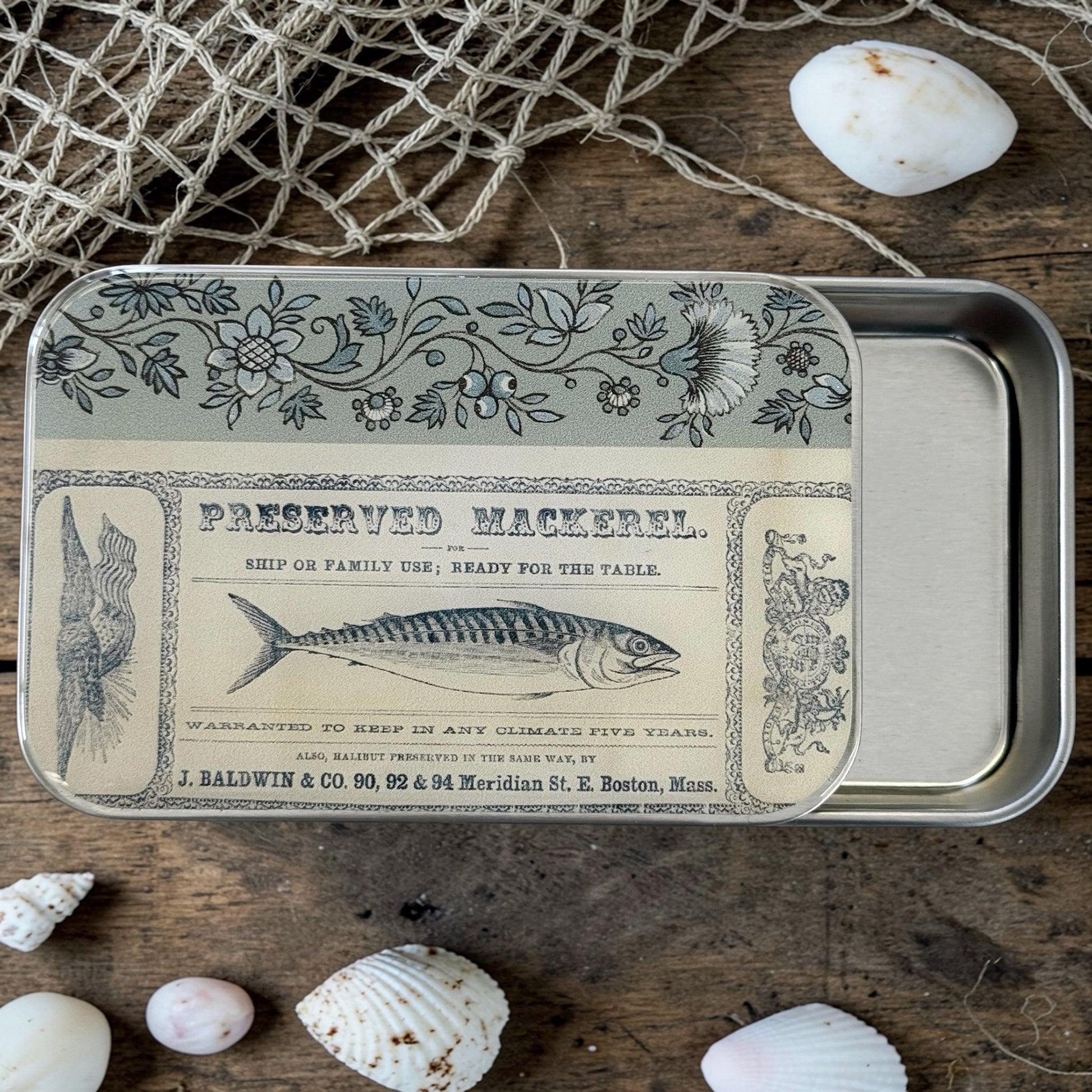 Boîte de rangement Firefly Notes, modèle Mackerel, taille Large