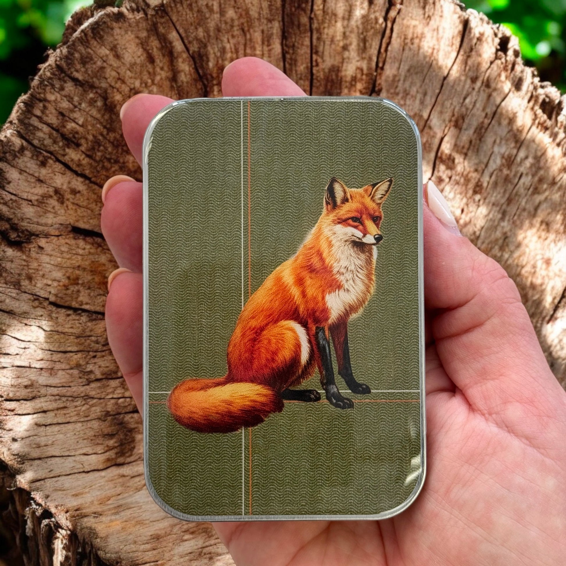 Boîte de rangement Firefly Notes, modèle Woodland Fox (large)