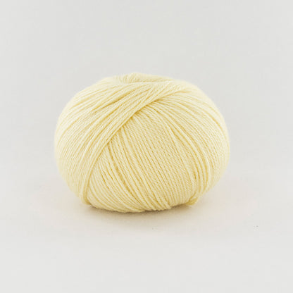 Pelote de BB Mérinos de Fonty, coloris 904 Jaune Pastel