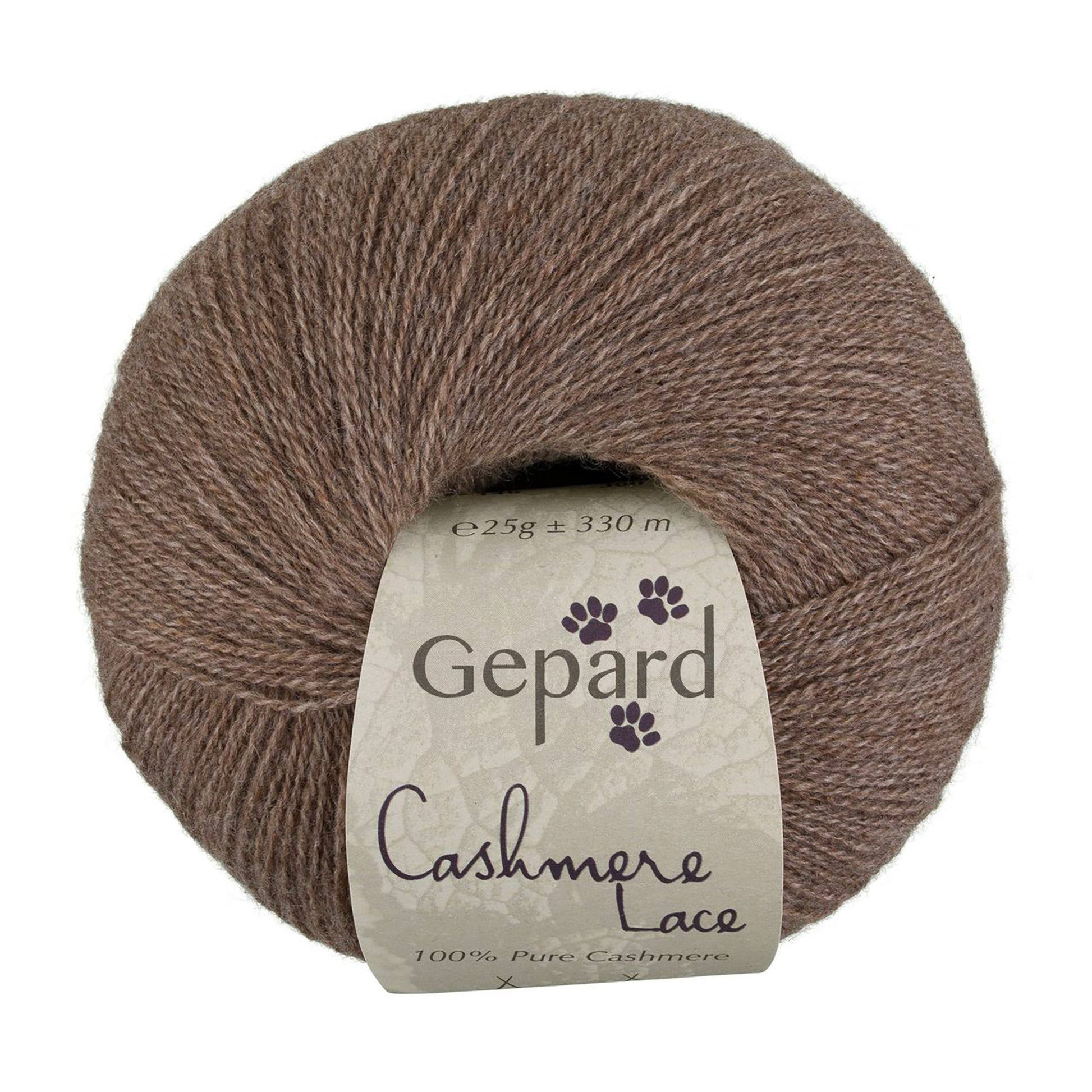 Cashmere Lace de Gepard Garn coloris 146 Noyer