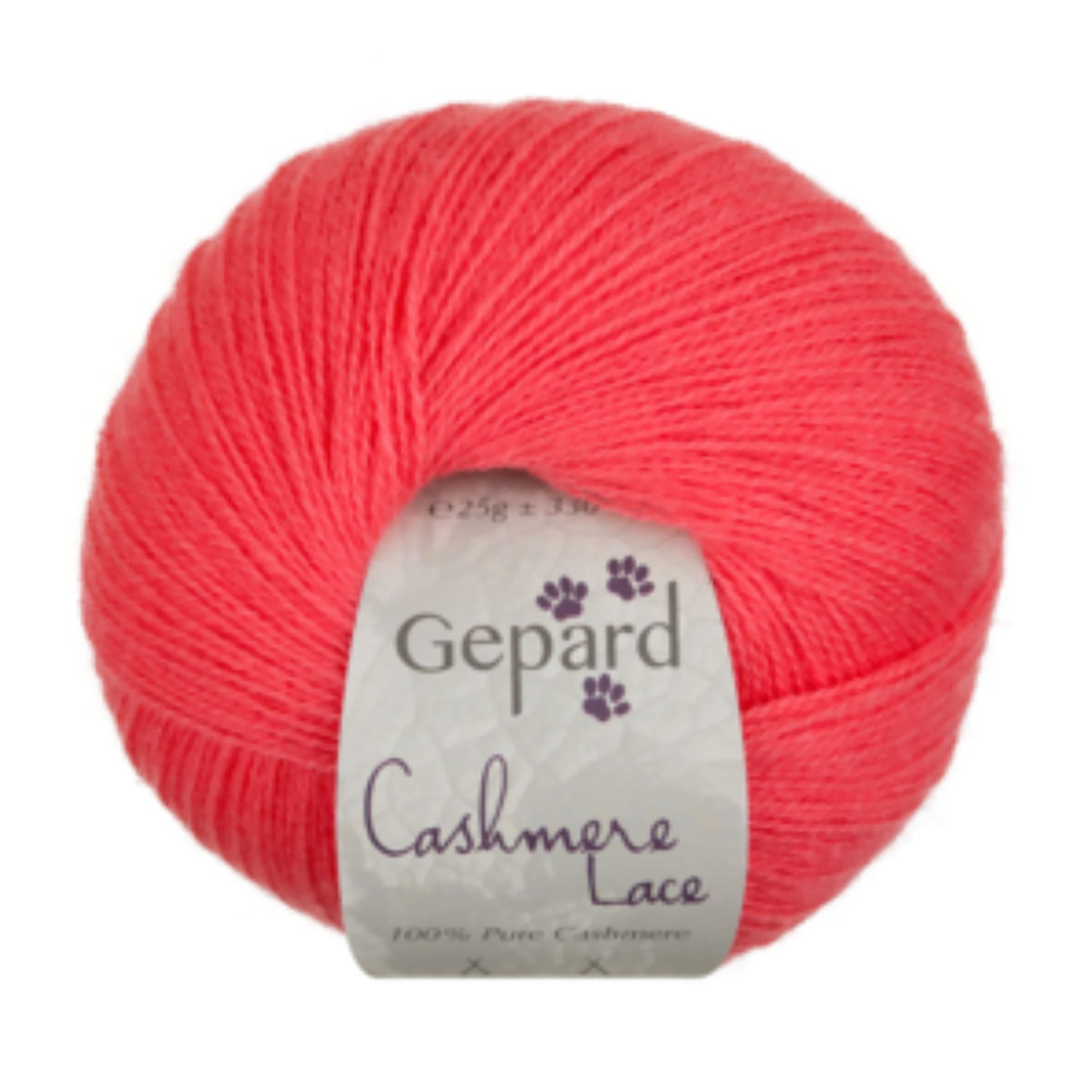 Cashmere Lace de Gepard Garn coloris 238 Bright Coral
