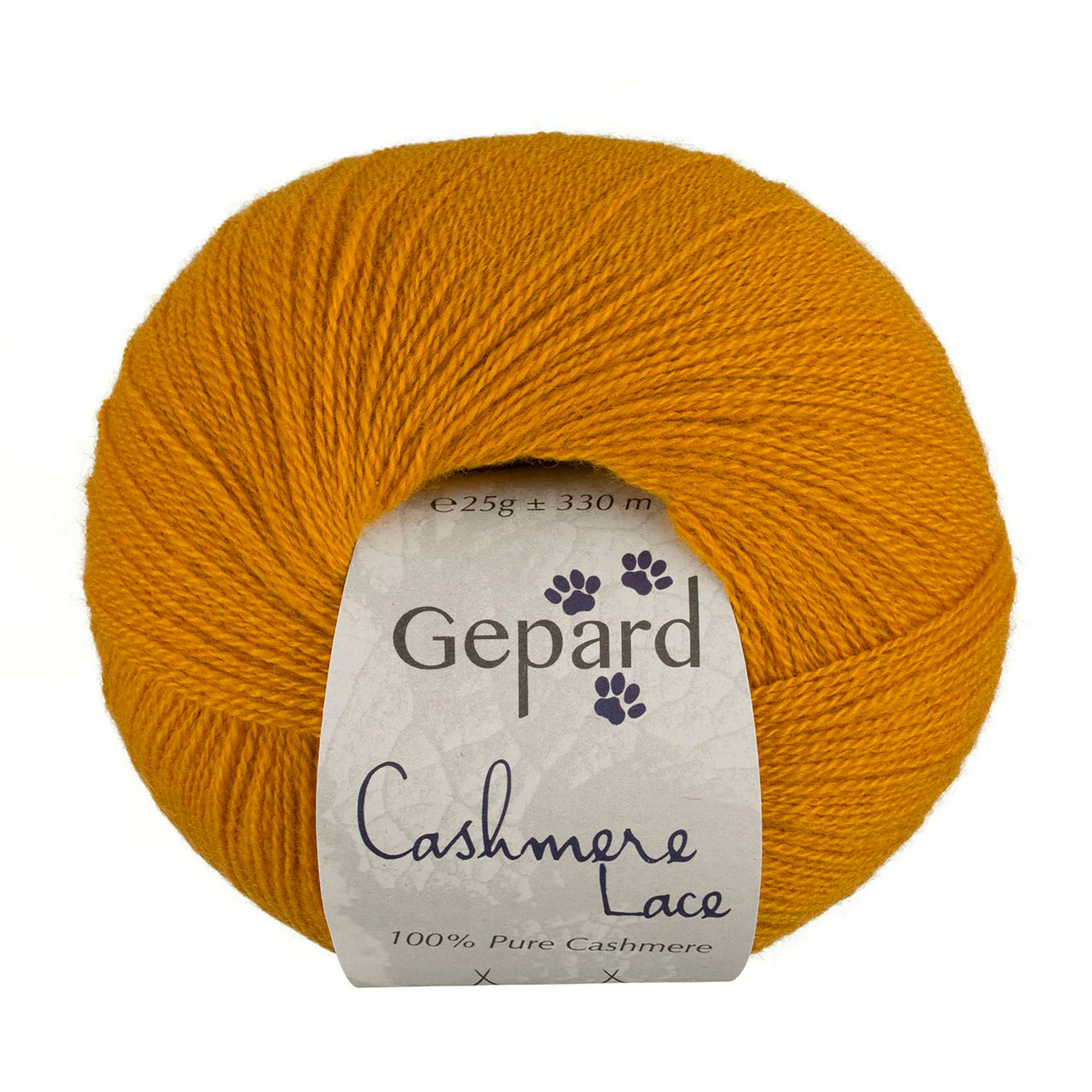 Cashmere Lace de Gepard Garn coloris 400 Harvest Gold