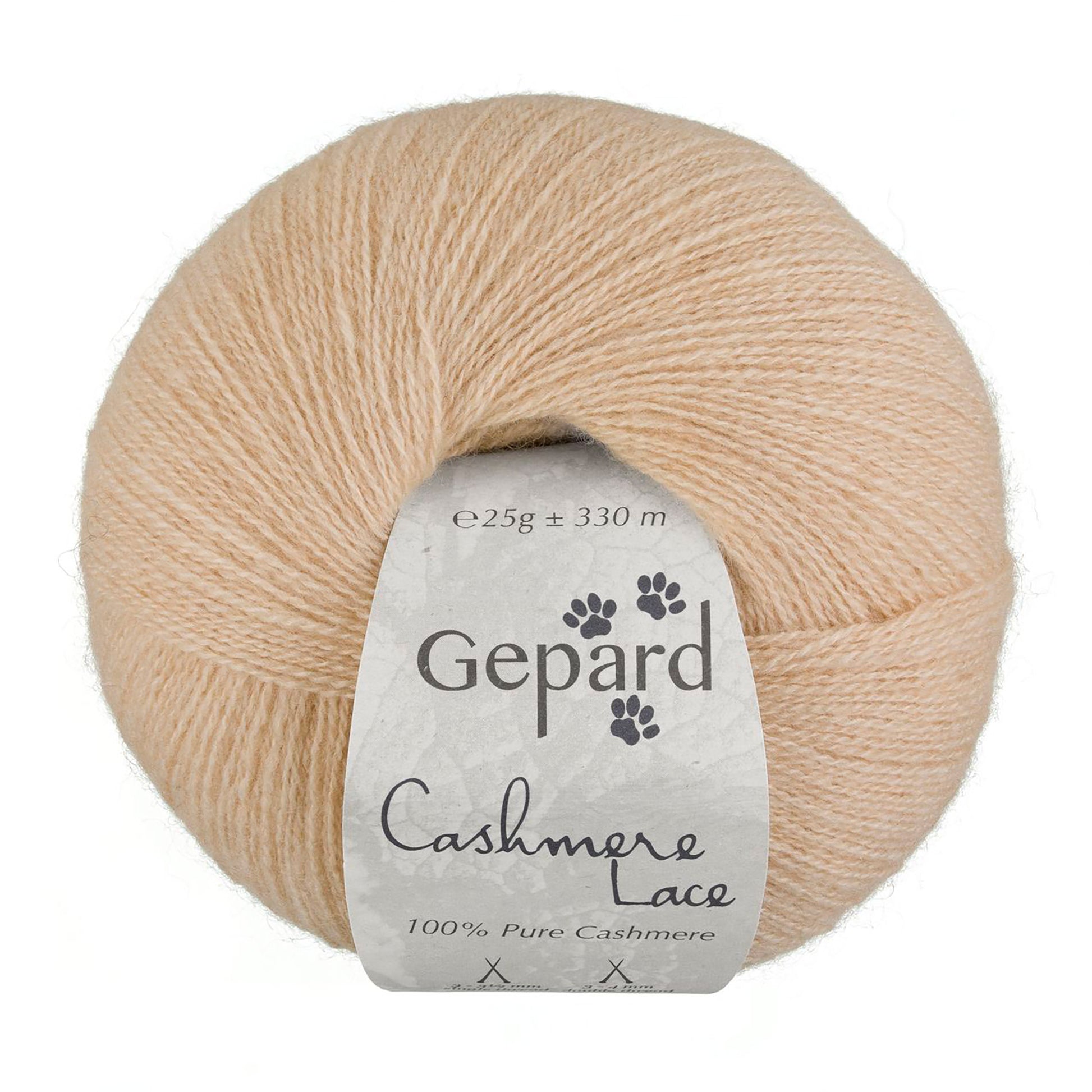 Cashmere Lace de Gepard Garn coloris 449 Soft Sand