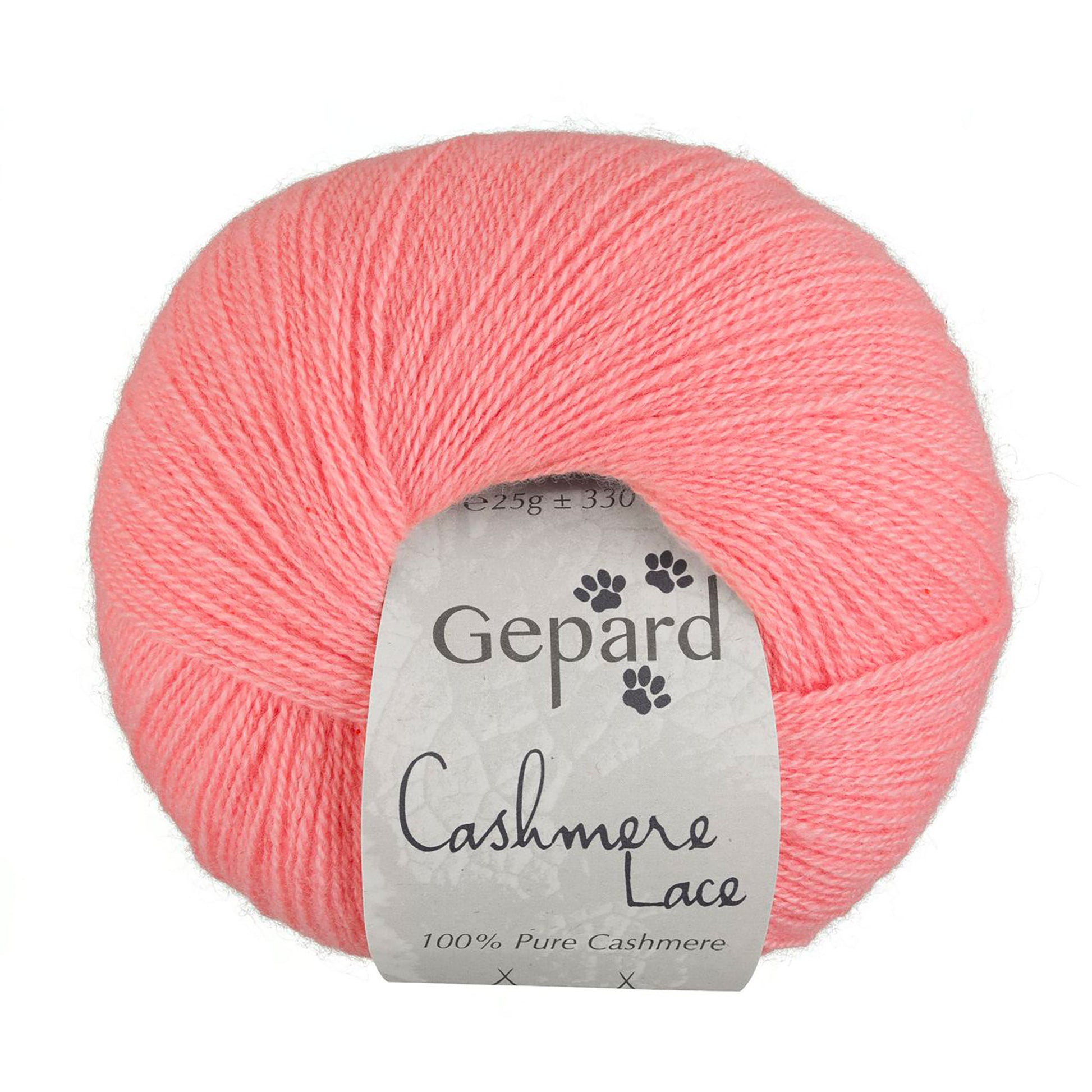 Cashmere Lace de Gepard Garn coloris 450 Corail