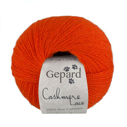 Cashmere Lace de Gepard Garn coloris 497 Red Mouse