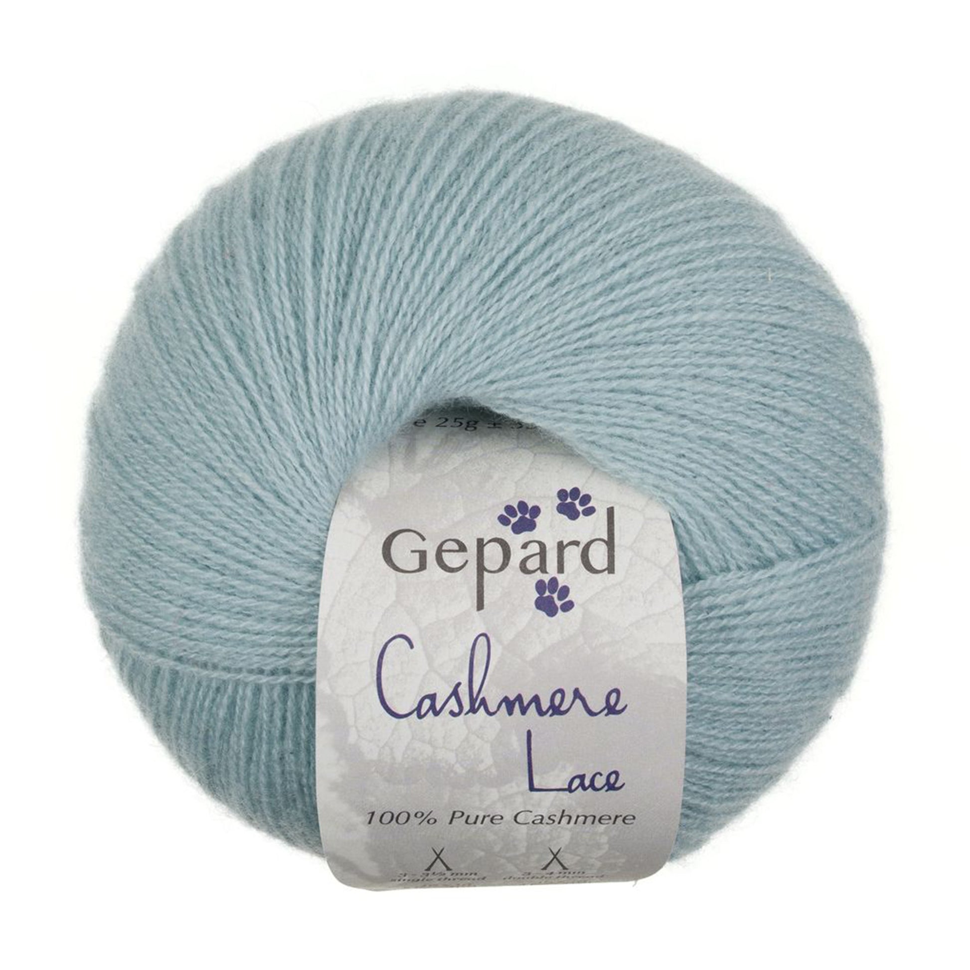 Cashmere Lace de Gepard Garn coloris 718 Ice Blue