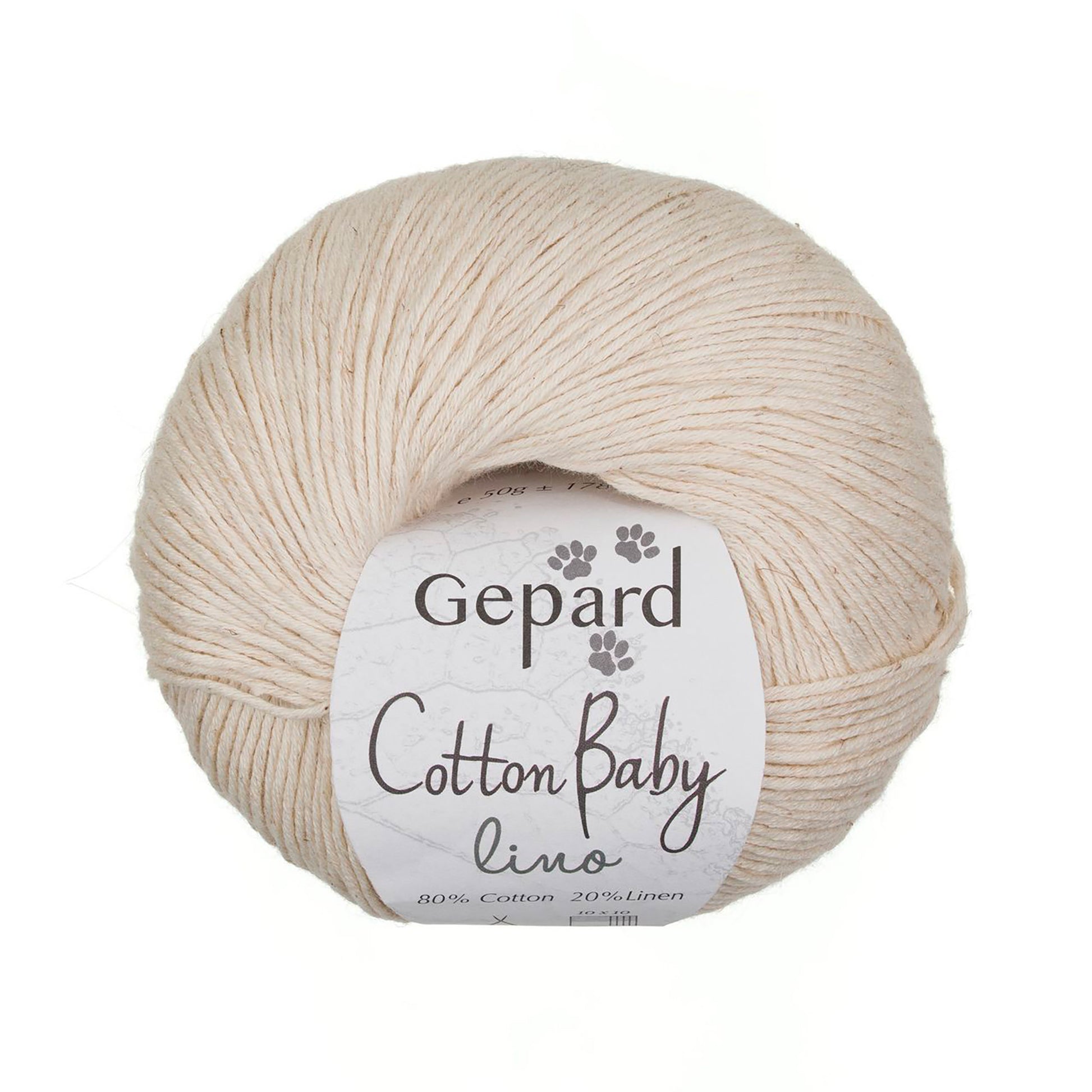 Cotton Baby Lino de Gepard Garn coloris 102 Natural