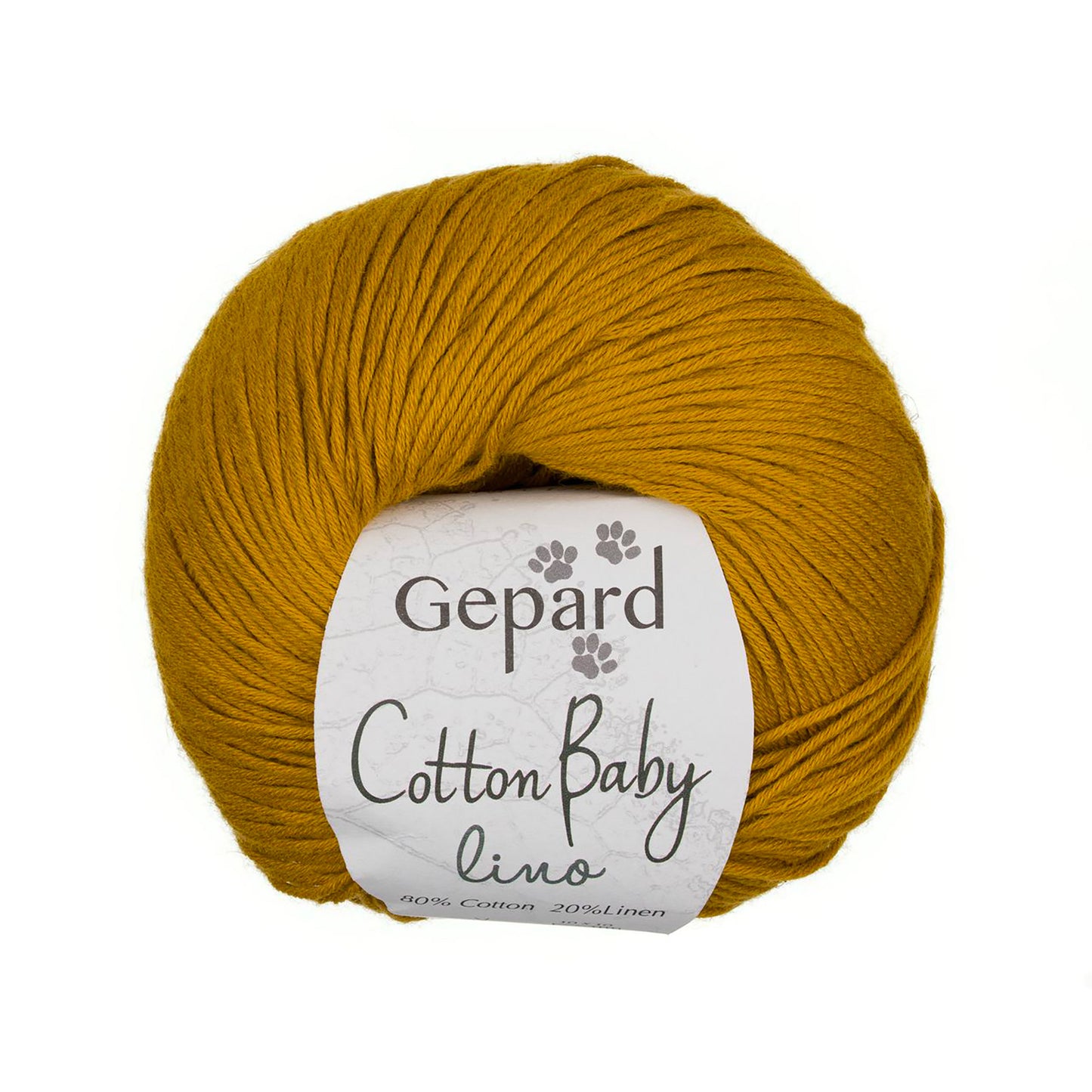 Cotton Baby Lino de Gepard Garn coloris 124 Brass
