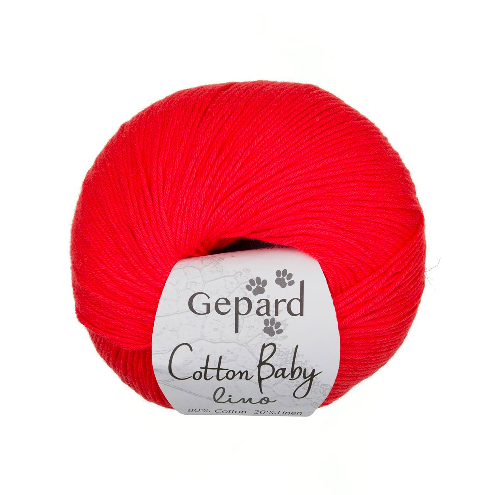 Cotton Baby Lino de Gepard Garn coloris 325 Red