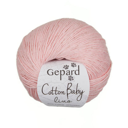 Cotton Baby Lino de Gepard Garn coloris 407 Lys Rosa
