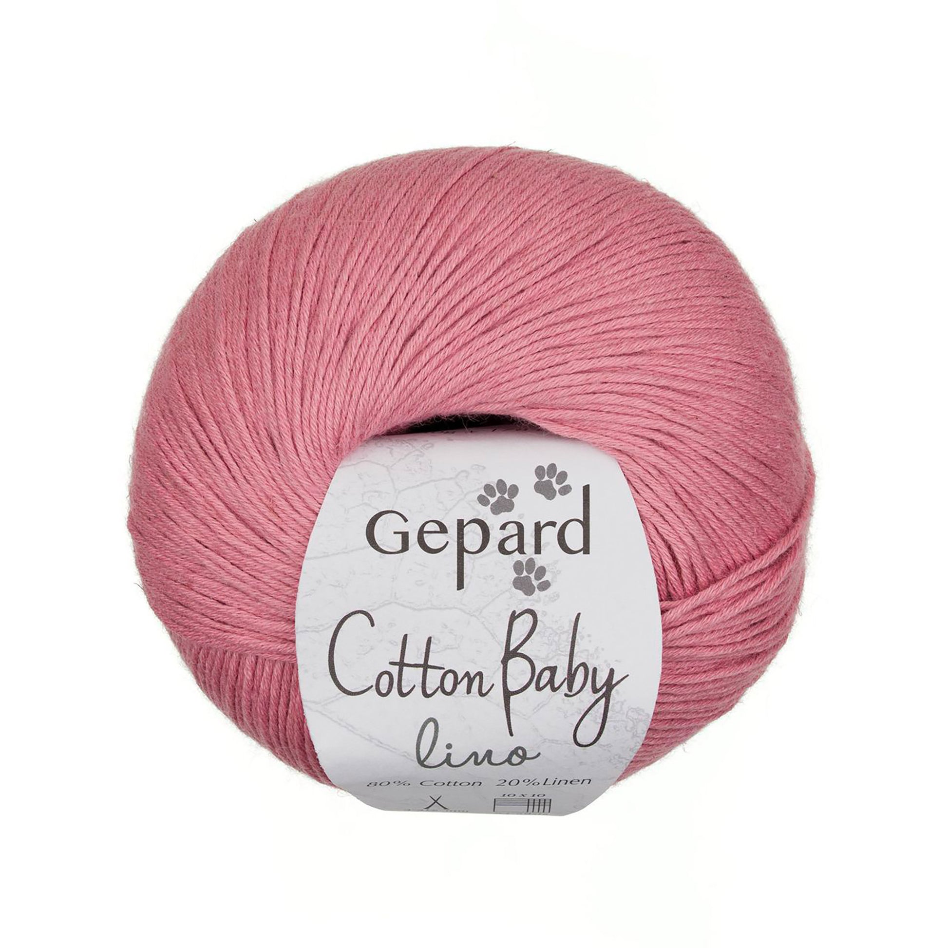 Cotton Baby Lino de Gepard Garn coloris 412 Sorbet