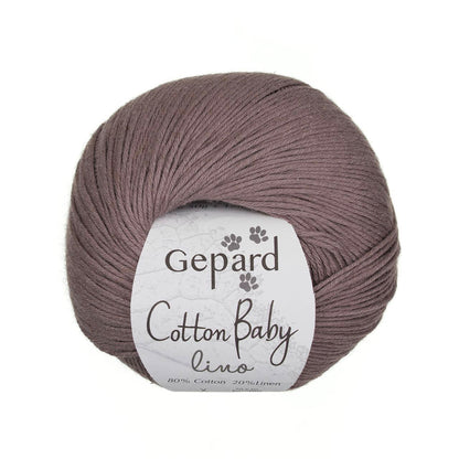 Cotton Baby Lino de Gepard Garn coloris 516 Mouse