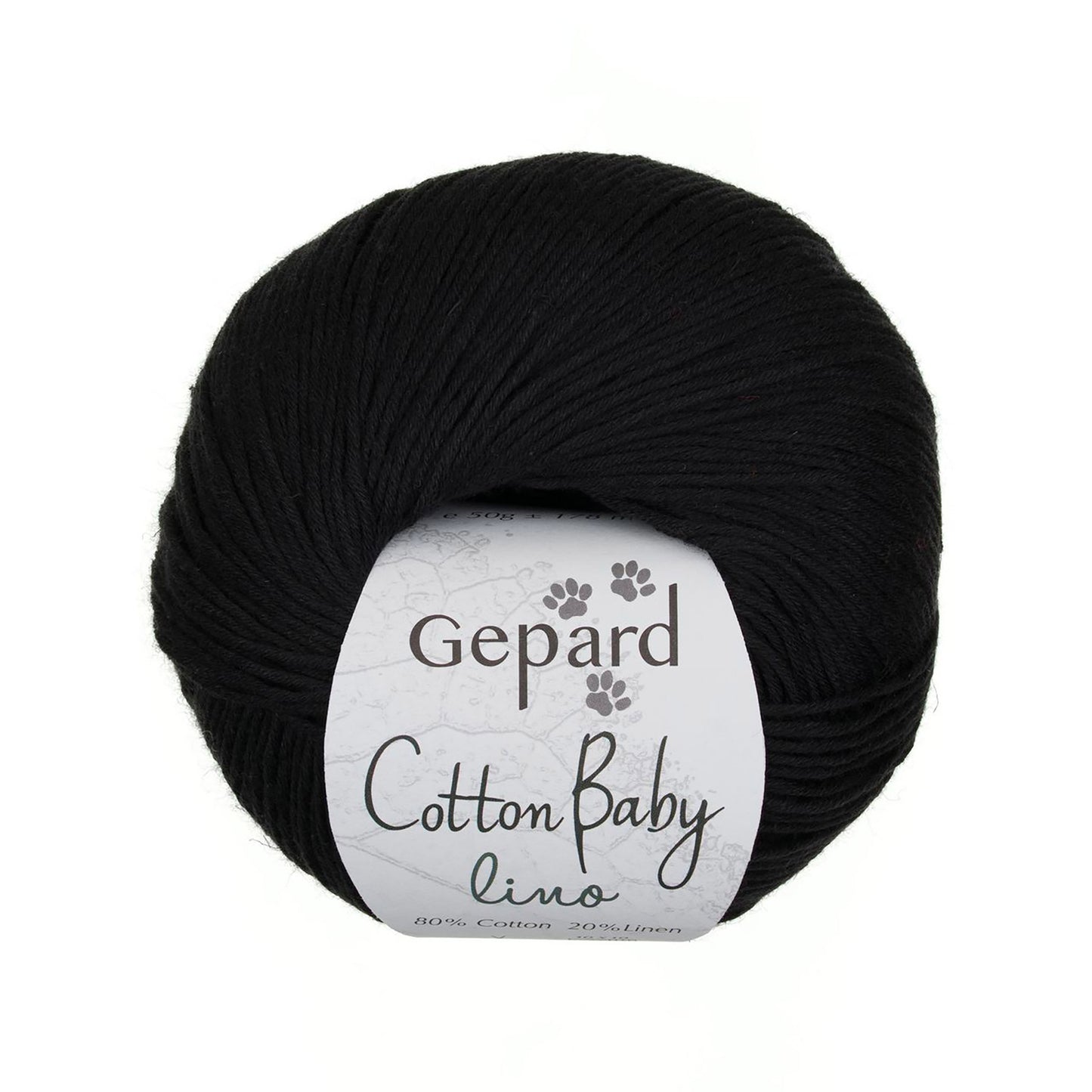 Cotton Baby Lino de Gepard Garn coloris 599 Black