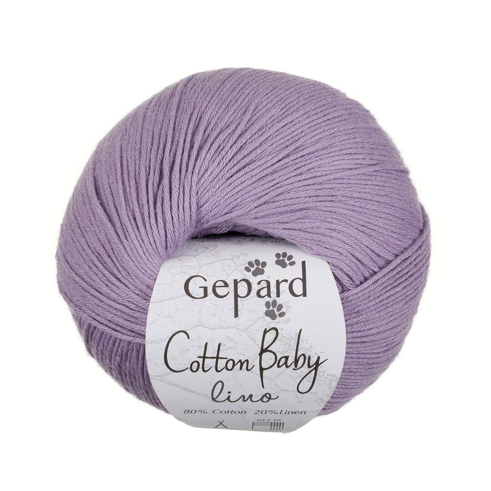 Cotton Baby Lino de Gepard Garn coloris 615 Lilac