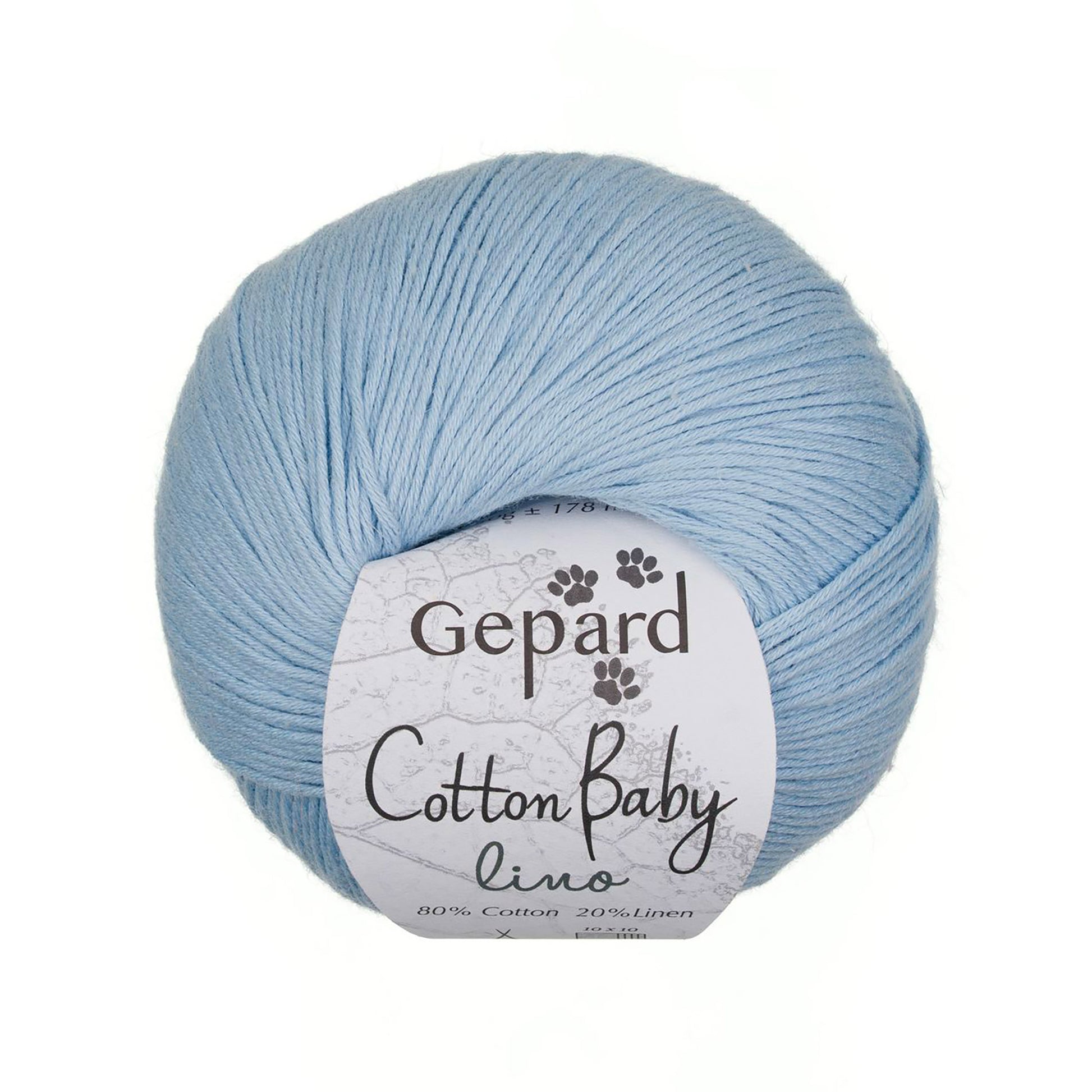 Cotton Baby Lino de Gepard Garn coloris 715 Light Blue