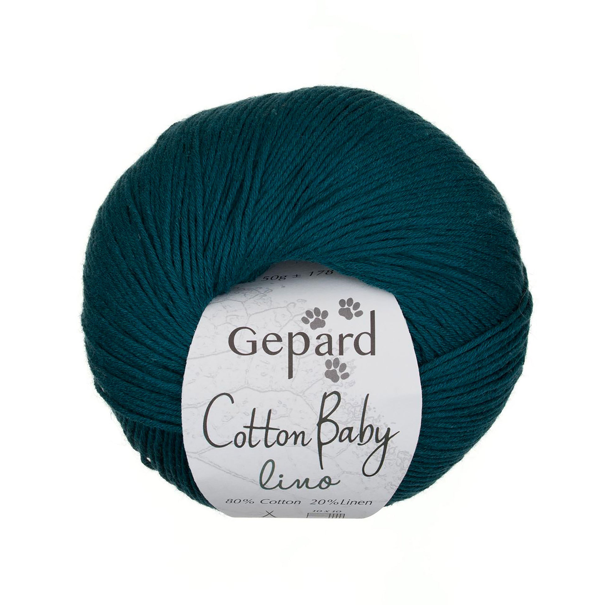 Cotton Baby Lino de Gepard Garn coloris 874 Night Green