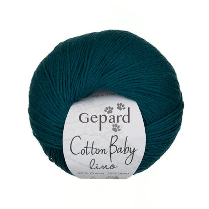 Cotton Baby Lino de Gepard Garn coloris 874 Night Green
