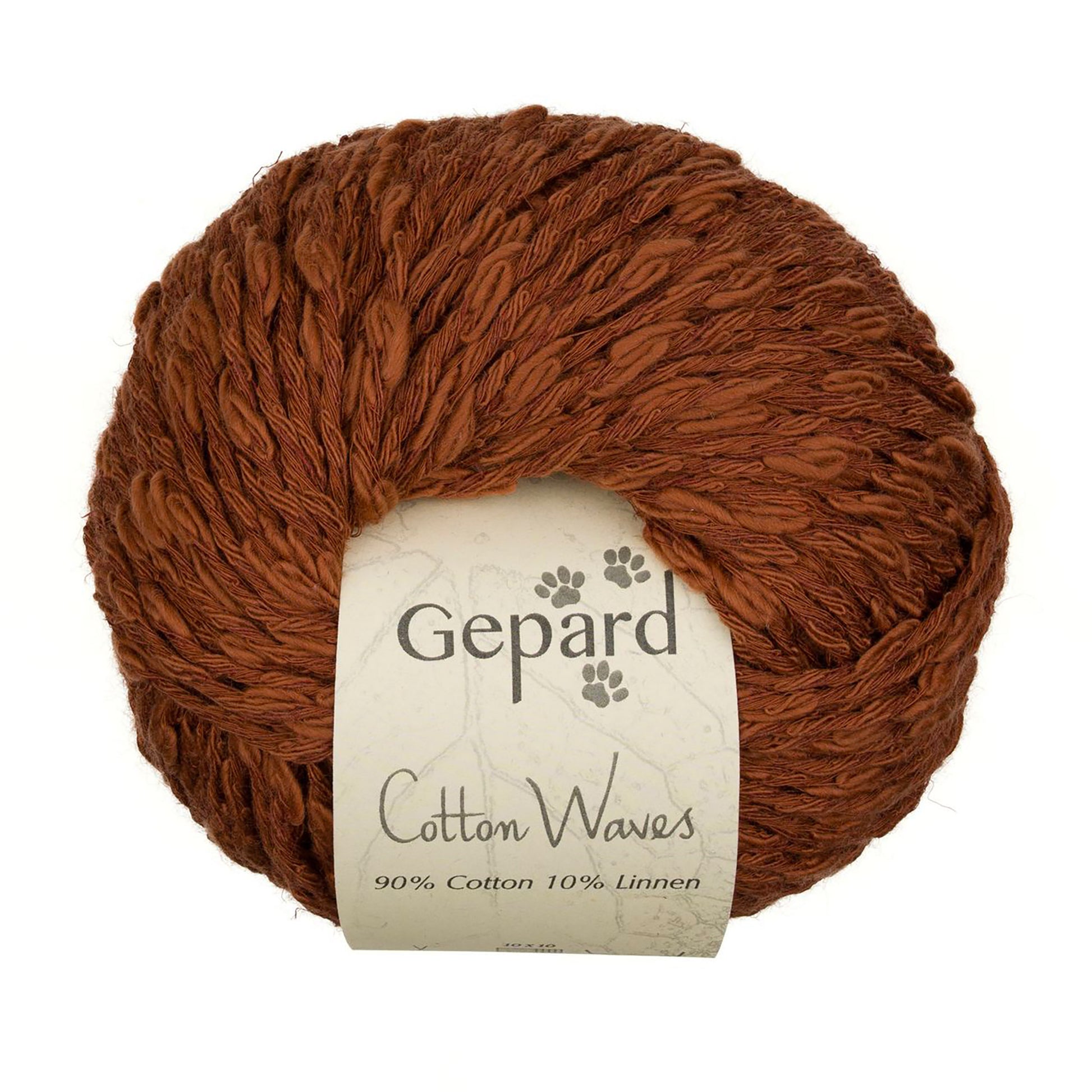 Pelote de Cotton Waves de Gepard Garn coloris 164 Brandy